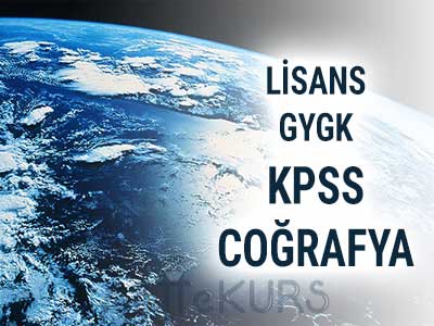 2023-2024 Online KPSS Kursu Coğrafya Dersleri, KPSS Kursu Coğrafya Dersleri Uzaktan Eğitim Dersleri