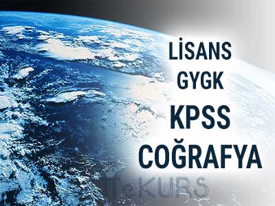 2019 KPSS GYGK Coğrafya Dersleri 