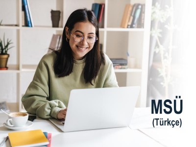 2021 - 2022 Online MSÜ Türkçe Online Ders 