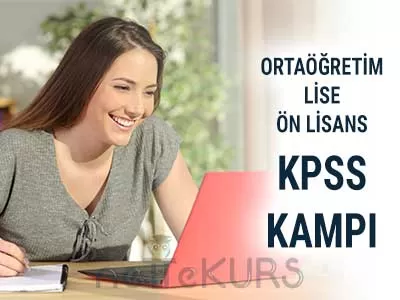2023 - 2024 Online KPSS Önlisans-Ortaöğretim Kampı 