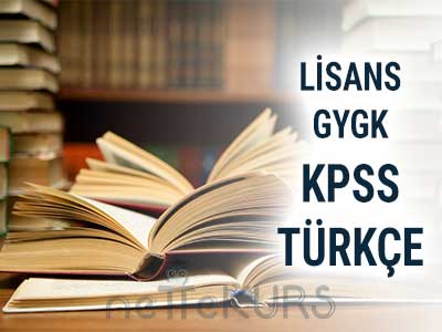 2021-2022 Online KPSS Kursu Türkçe Dersleri, KPSS Kursu Türkçe Dersleri Uzaktan Eğitim Dersleri